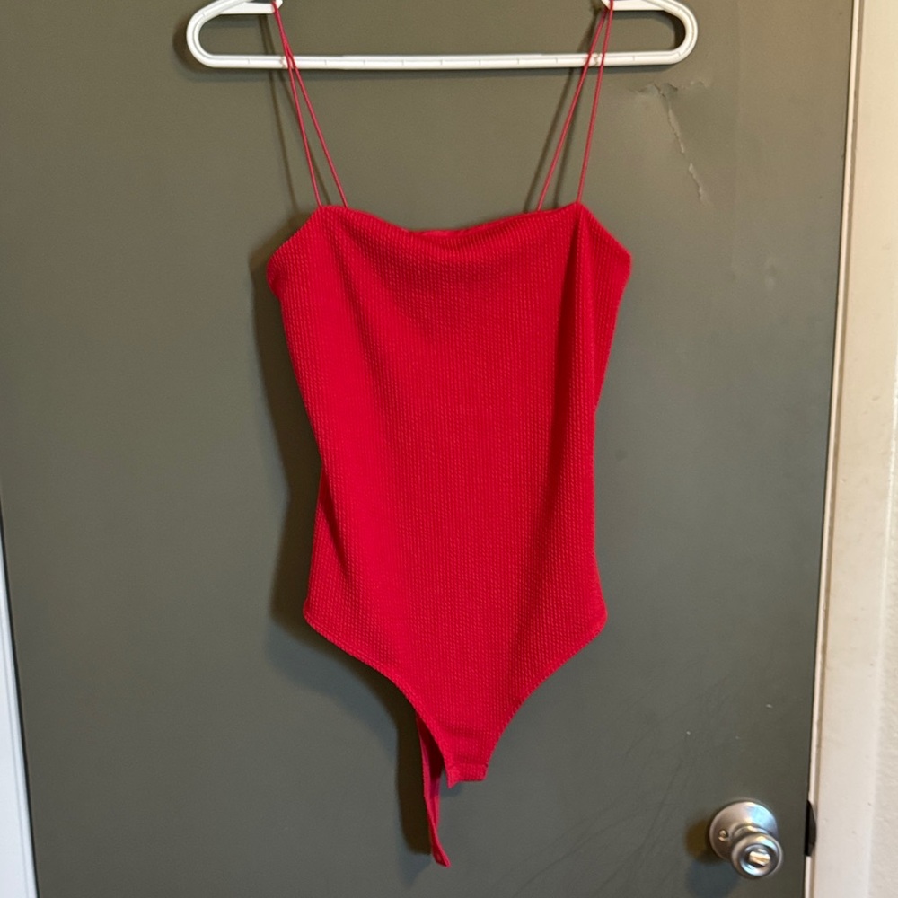 H&M Red Women's Bodysuit